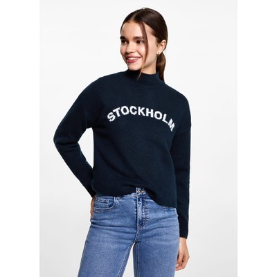 Pull-over maille message MANGO TEEN