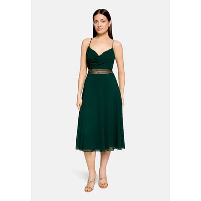 Robe de cocktail à encolure bénitier VERA MONT
