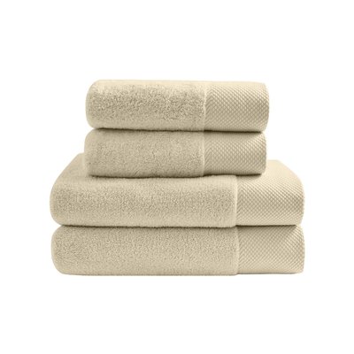 Ensemble de bain 4 pièces Zéro Twist SENSOFT (2 draps de bain + 2 serviettes) SENSEI MAISON