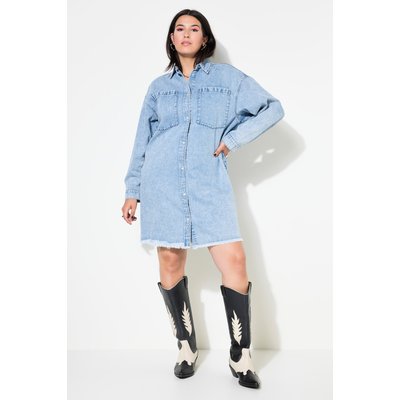 Robe en jean oversize, ourlet effiloché STUDIO UNTOLD