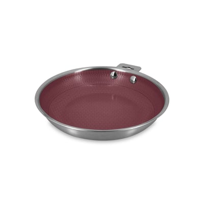 Poêle 24cm en acier inoxydable, AGLAE MENASTYL