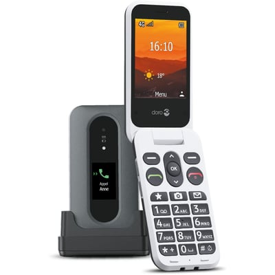 Téléphone portable Leva L30 Graphite/Blanc DORO