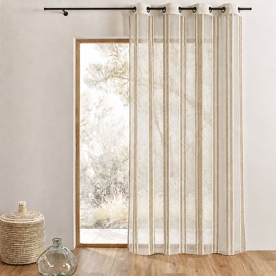 Voilage en Organza Rayures verticales HOME MAISON