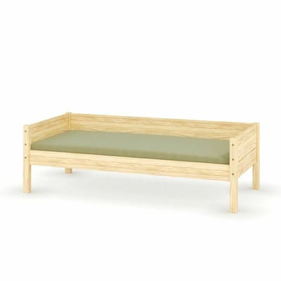 Pack lit banquette avec matelas Bois massif  LOUW AKITEN RETAIL