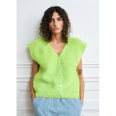 Gilets en mohair col V NEVY FRNCH