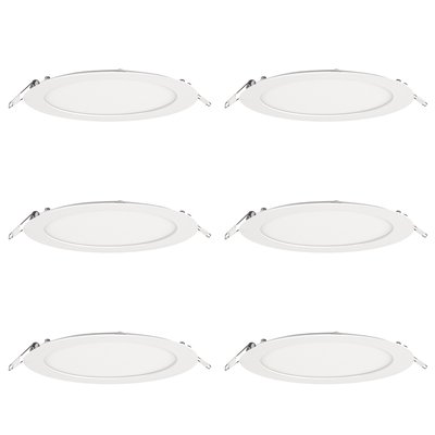 Lot de 6 spots à encastrer en Aluminium, EXTRAFLAT S INSPIRE