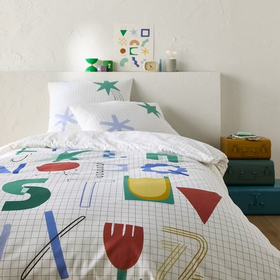 Housse de couette 50% coton recyclé enfant, Roman LA REDOUTE INTERIEURS