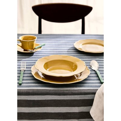 Assiette creuse grès vagues MANGO HOME