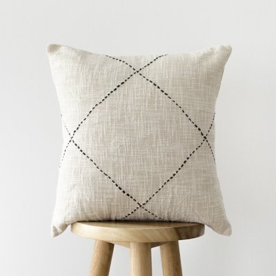 Coussin 100% Coton Géométrique -DUAKE KENAY