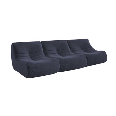 Chauffeuse tissu effet alpaca 3 places SOKOL SWEEEK