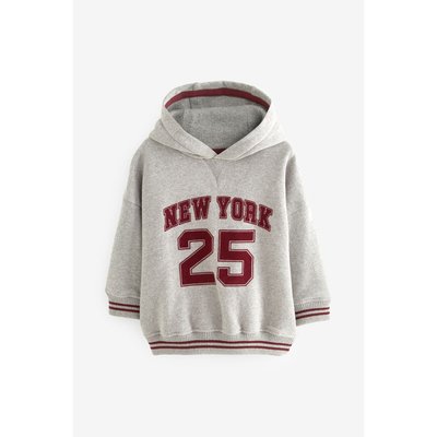 Sweat à capuche en jersey style universitaire NEXT