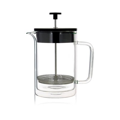 Cafetière à piston en verre double paroi 800ml OGO LIVING
