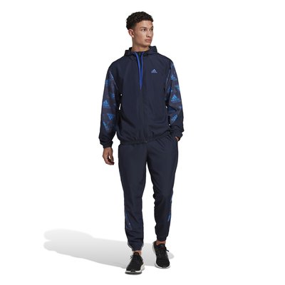 Traininsanzug, Sweatware mit platzierten Logoprints adidas Performance