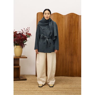 Manteau  en laine col roulé SHADOW FRNCH