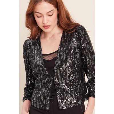 Veste ajustée courte à sequins BREAL