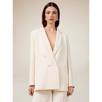 Blazer réalisé en tissu crêpe fluide OLTRE
