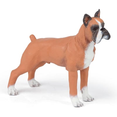 Figurine chien Boxer PAPO