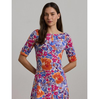 Robe midi évasée manches 3/4 LAUREN RALPH LAUREN