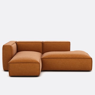 Canapé angle gauche velours texturé, Seven LA REDOUTE INTERIEURS