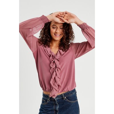 Blouse volants CACHE CACHE