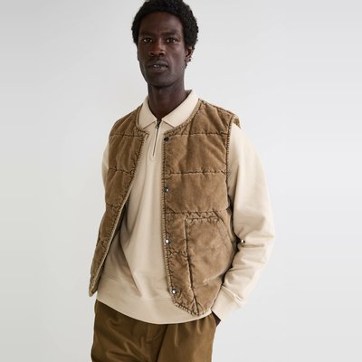 Veste sans manche en velours MONOPRIX