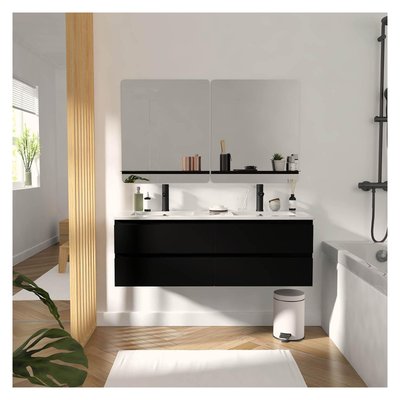 Meuble double +vasque +miroir SORRENTO MOB IN