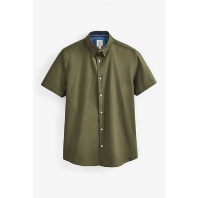 Chemise oxford stretch à manches courtes NEXT