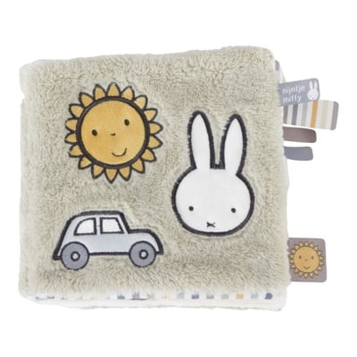 Livre d'éveil en tissu Miffy - Fluffy Bleu-Vert MIFFY