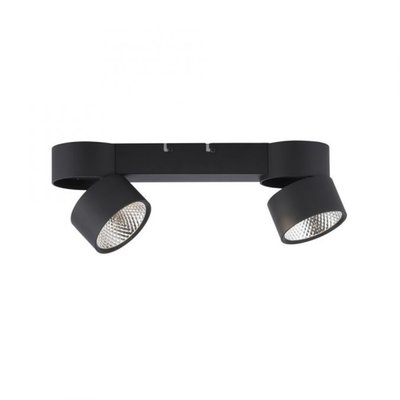 Rampe 2 Spots Nola Noir Led Puissant Et Dimmable MILLUMINE