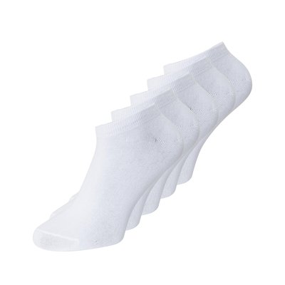 Lote de 5 pares de meias lisas JACK & JONES
