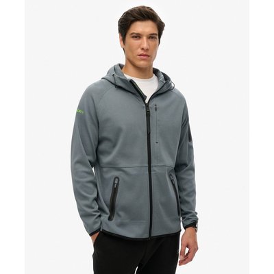Sweat à capuche ample zippé Tech Logo SUPERDRY