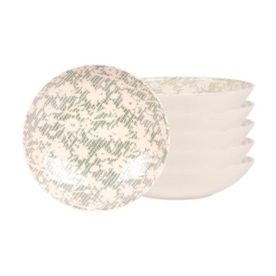 Assiette creuse    22 cm (lot de 6)-LÉA TABLE PASSION
