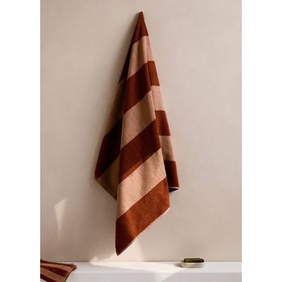 Drap de bain rayure bicolore réversible MANGO HOME