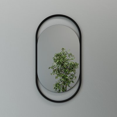 Зеркало настенное в металлической раме ручная работа, S SO'HOME