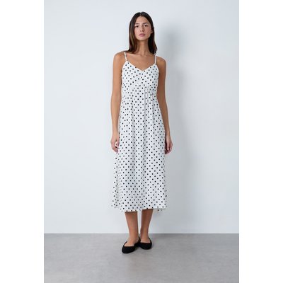 Robe longue à bretelles à pois ELVIS IMP ETAM