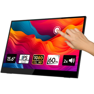 Ecran pc portable Nomad Display FHD 16" IPS Full HD Tactile USB-C Support intégré pliable LOGICOM