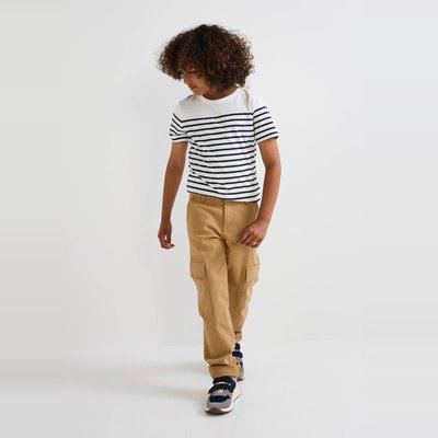 Pantalon cargo retroussé en coton BIO MONOPRIX