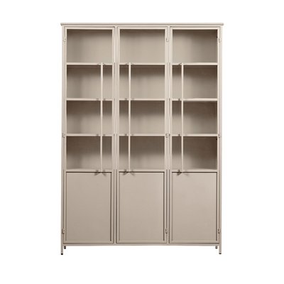 Vitrine 3 portes en métal H200cm- EXHIBIT XL WOOOD