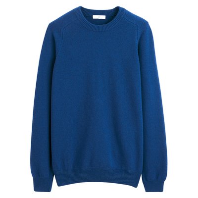 Джемпер с круглым вырезом из овечьей шерсти, Signature, ELIOT LA REDOUTE COLLECTIONS