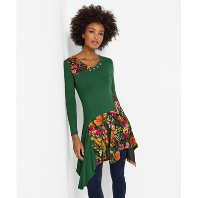 Fabuleuse Robe Tunique en Jersey Fleurie JOE BROWNS