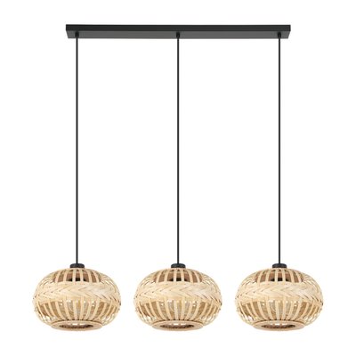 Suspension   bois AMSFIELD 1 barre 3 EGLO