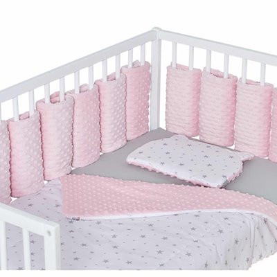Tour de lit modulable 10 pièces extra doux, MINKY SEVIRA KIDS
