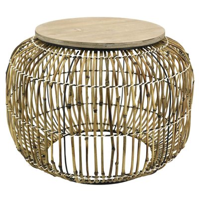 Table en rotin et bois Utopie AUBRY GASPARD