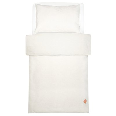 Parure de lit réversible, housse de couette et taie d'oreiller en lin lavé LINO SEVIRA KIDS