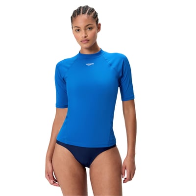 Haut de bain anti-irritation uni manches courtes SPEEDO