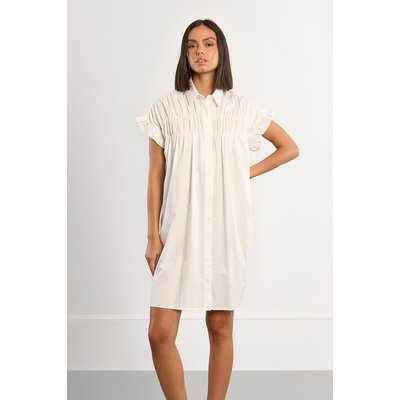 Robe chemise en coton, smockée LILI SIDONIO