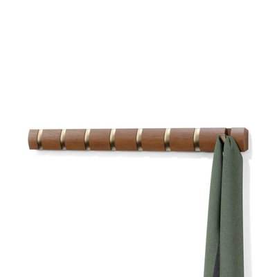 Portemanteau mural bois 8 patères  Flip UMBRA