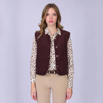 Veste sans manches réversible MISE AU GREEN