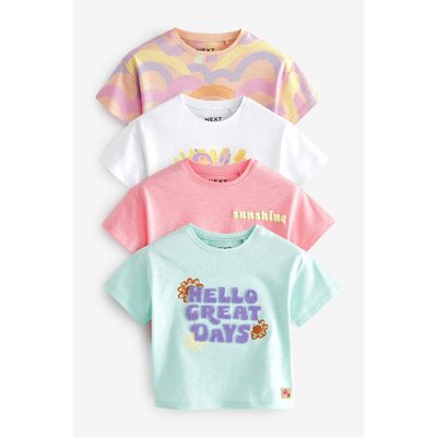 T-Shirts à manches courtes, lot de 4 NEXT