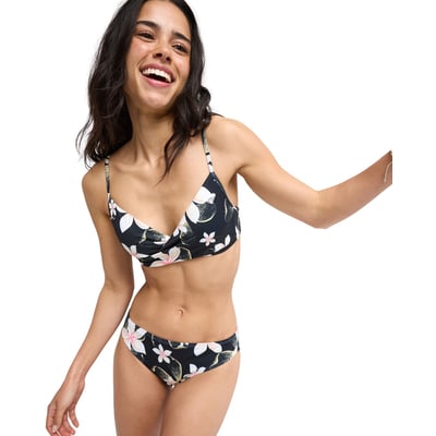 Haut de maillot de bain bikini bralette PRINTED ESSENTIALS WRAP BRA. ROXY